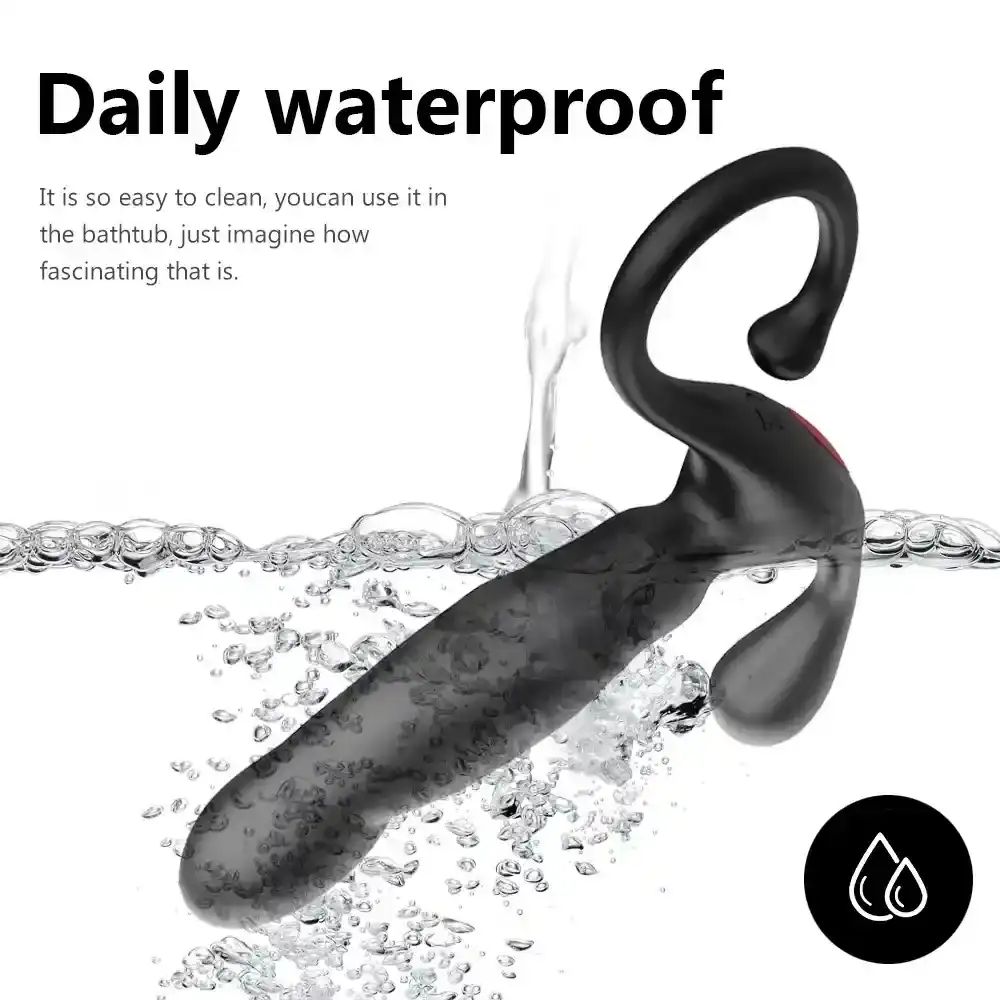 jouet anal silicone medical telecommande noire