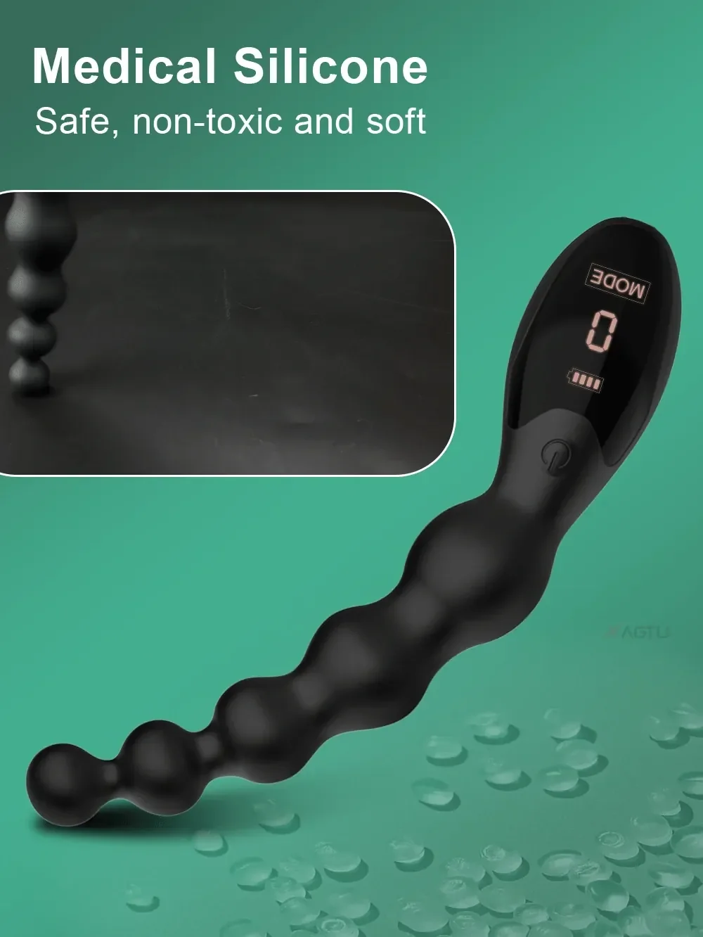 jouet anal silicone medical vibrant