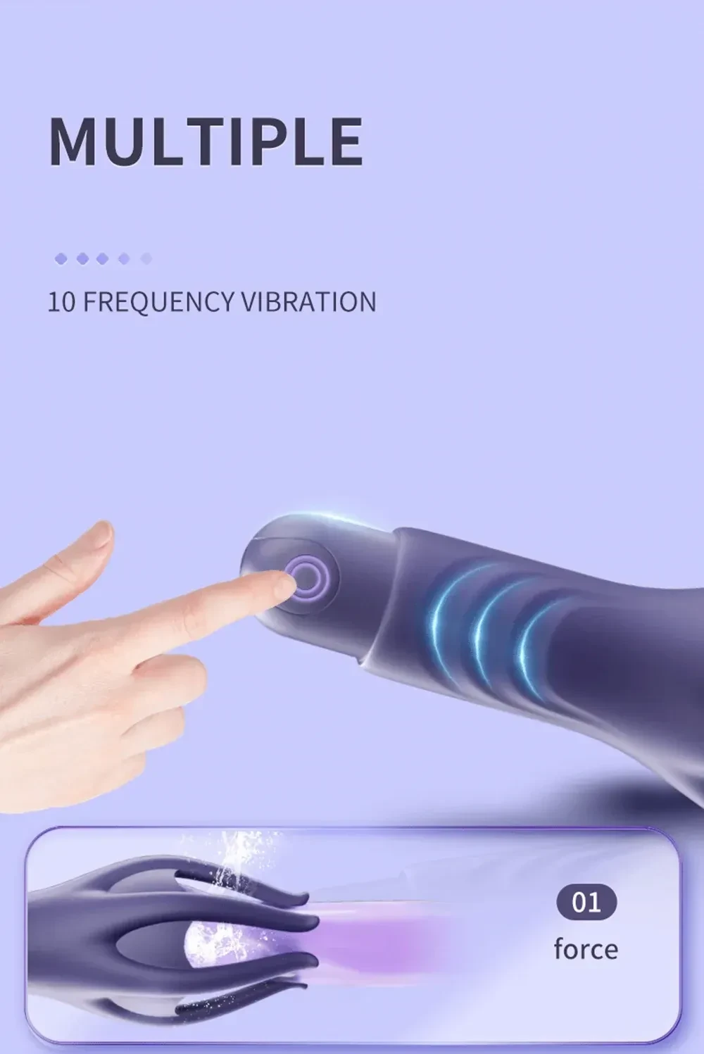 jouet anal silicone rechargebale