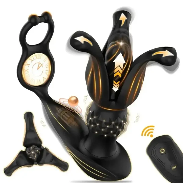 jouet anal vibrant avec télécommande