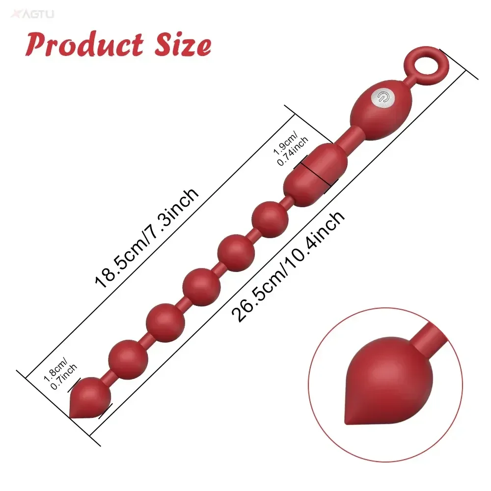 jouet anal vibrant en silicone medical 5