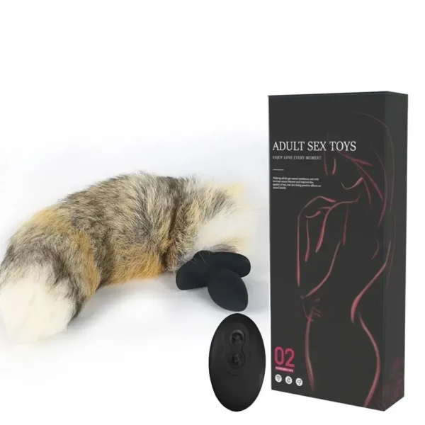 jouet anal vibrant queue de renard coquine