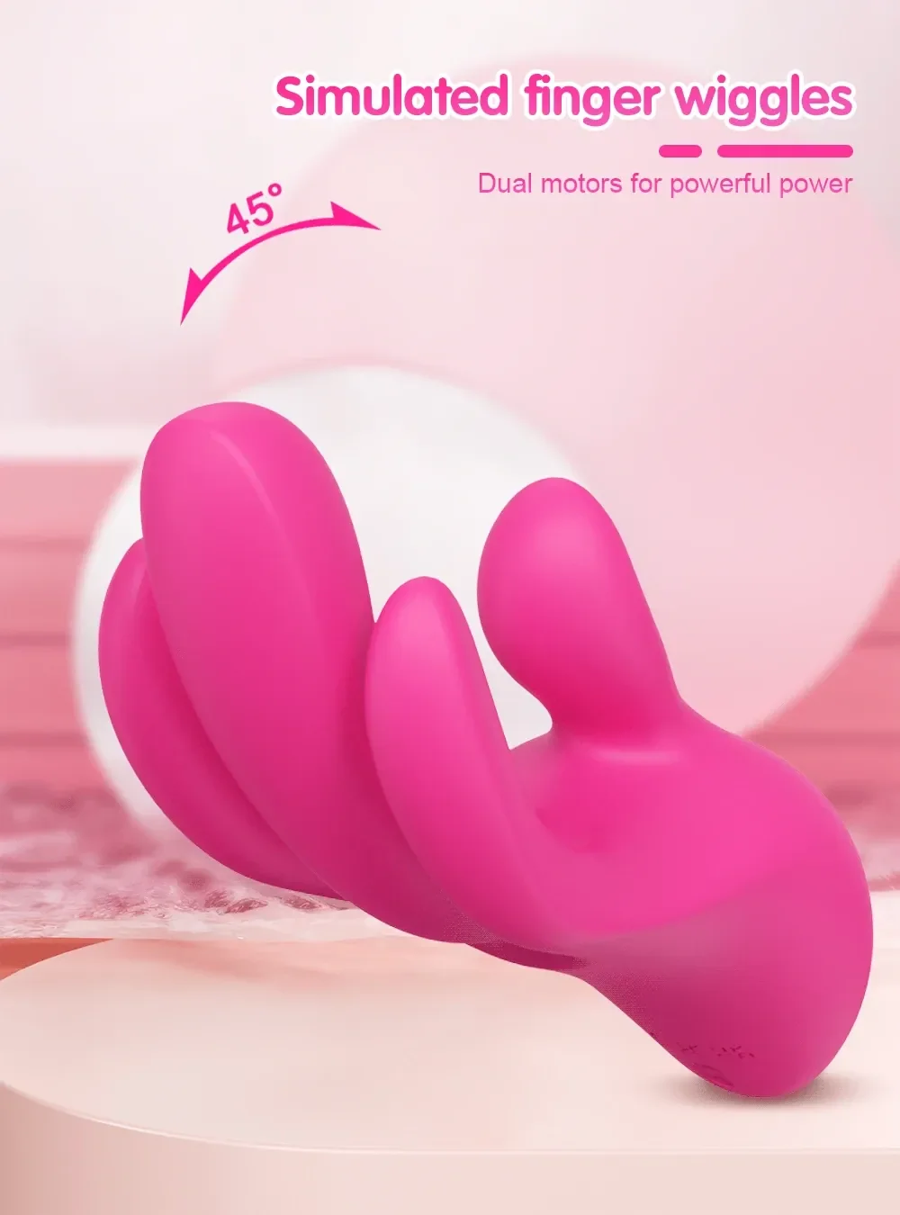 jouet clitoridien ergonomique rechargeable