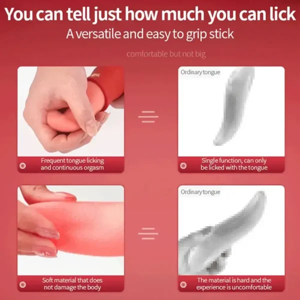 jouet clitoridien langue point g vibrant