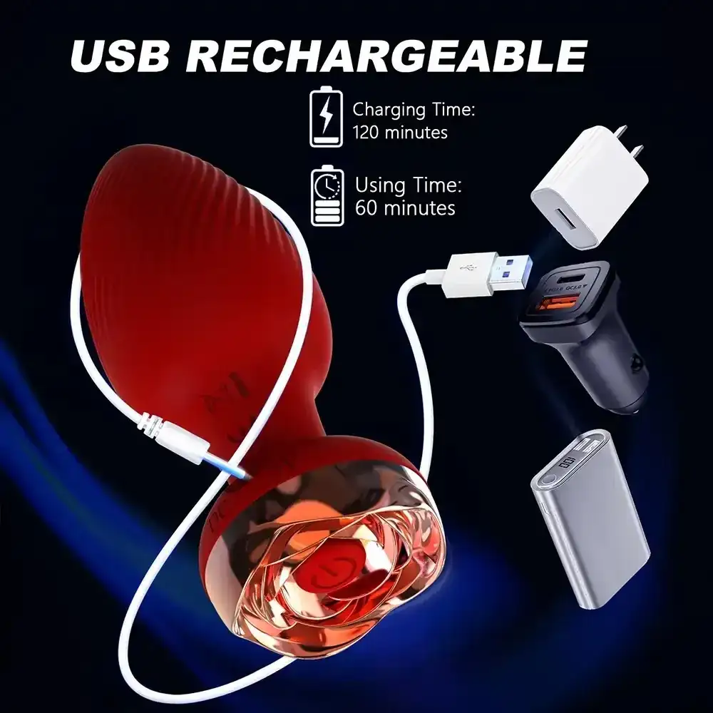 jouet clitoridien rechargeable usb rose discret