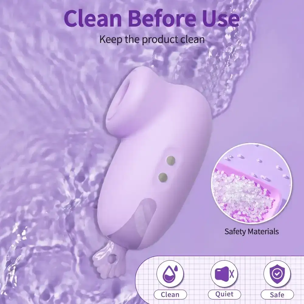 jouet clitoridien vibrant en silicone medical 2