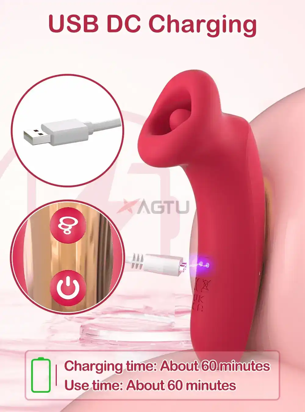 jouet de succion pour clitoris vibrant