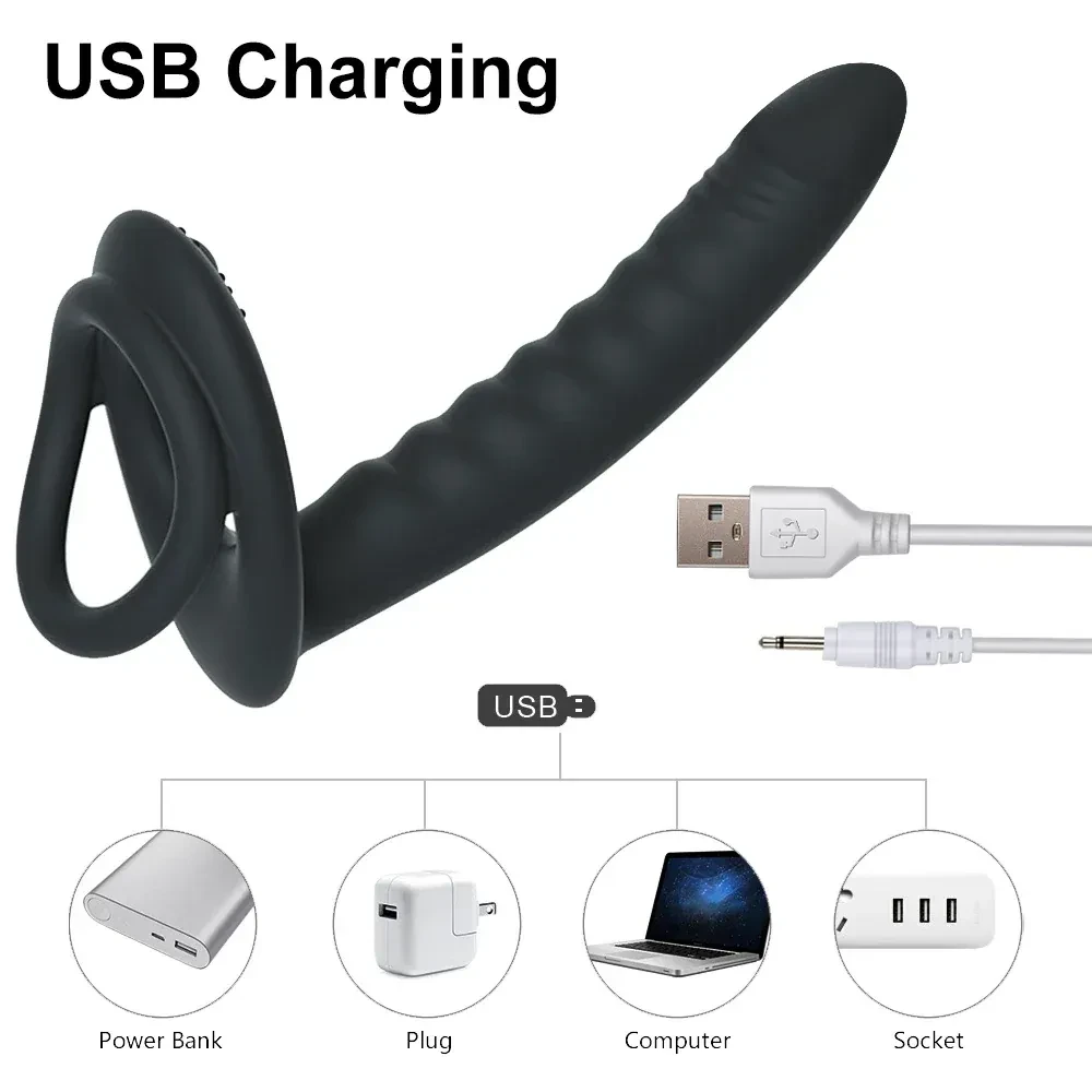 jouet erotique double penetration silicone