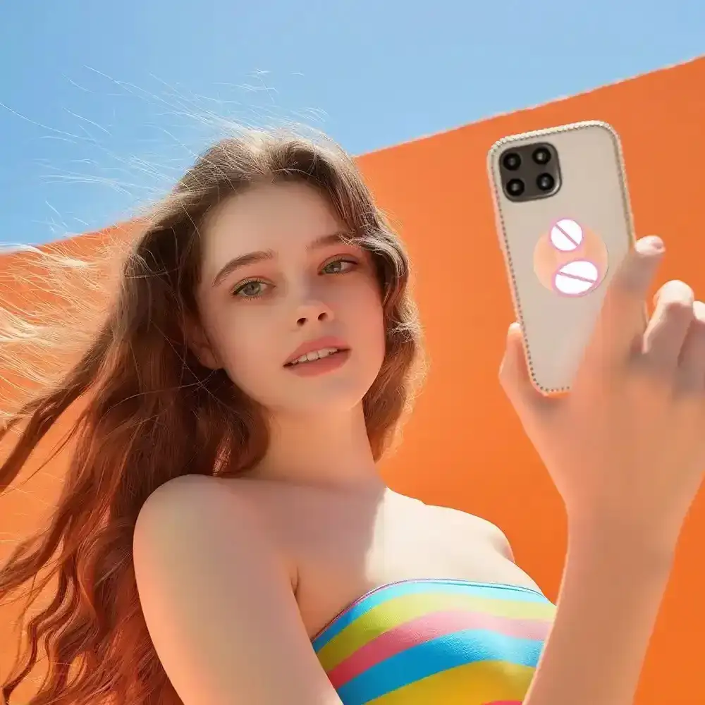 jouet érotique gode et support téléphone sûr