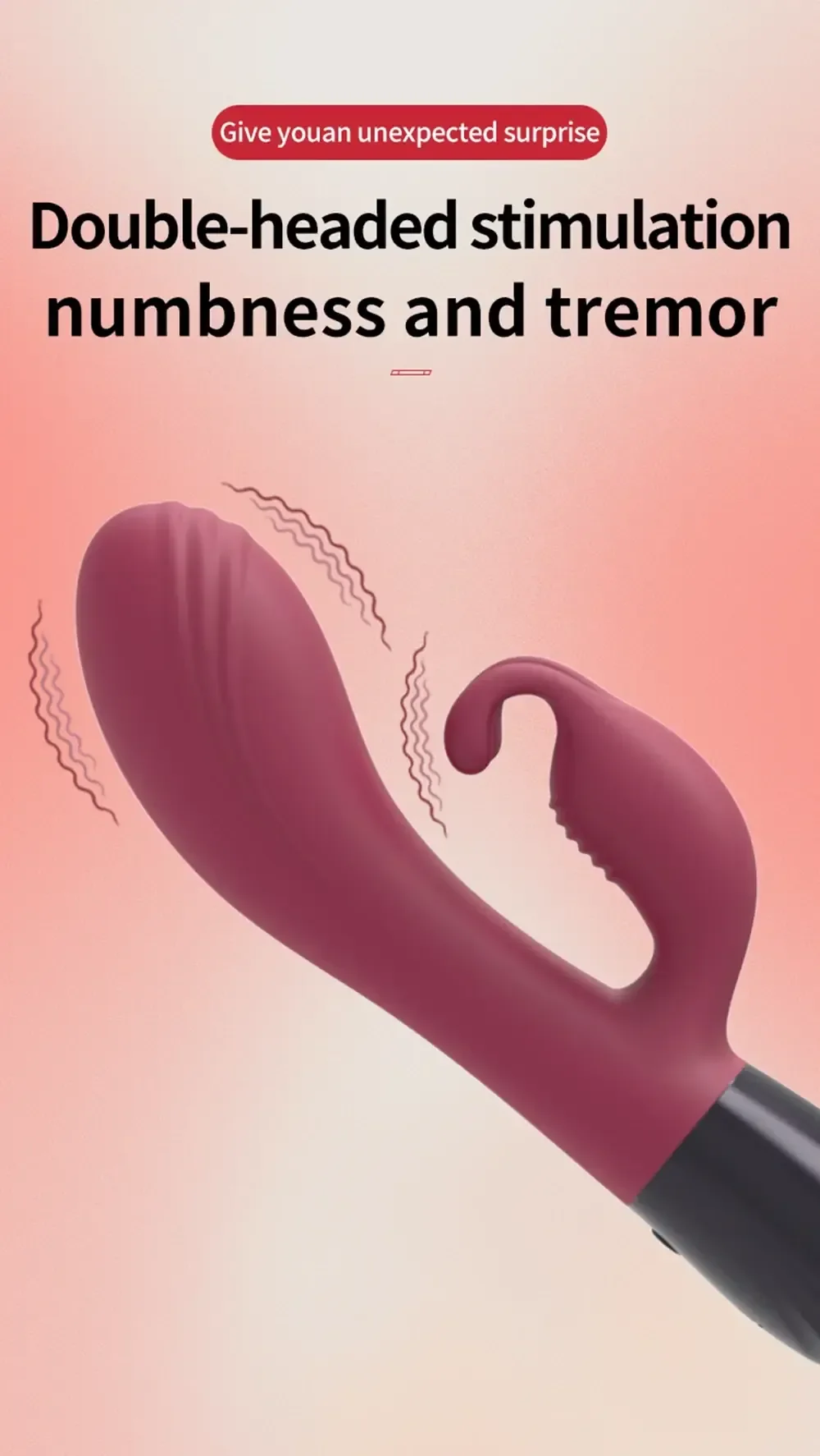 jouet intime point g vibrant rouge