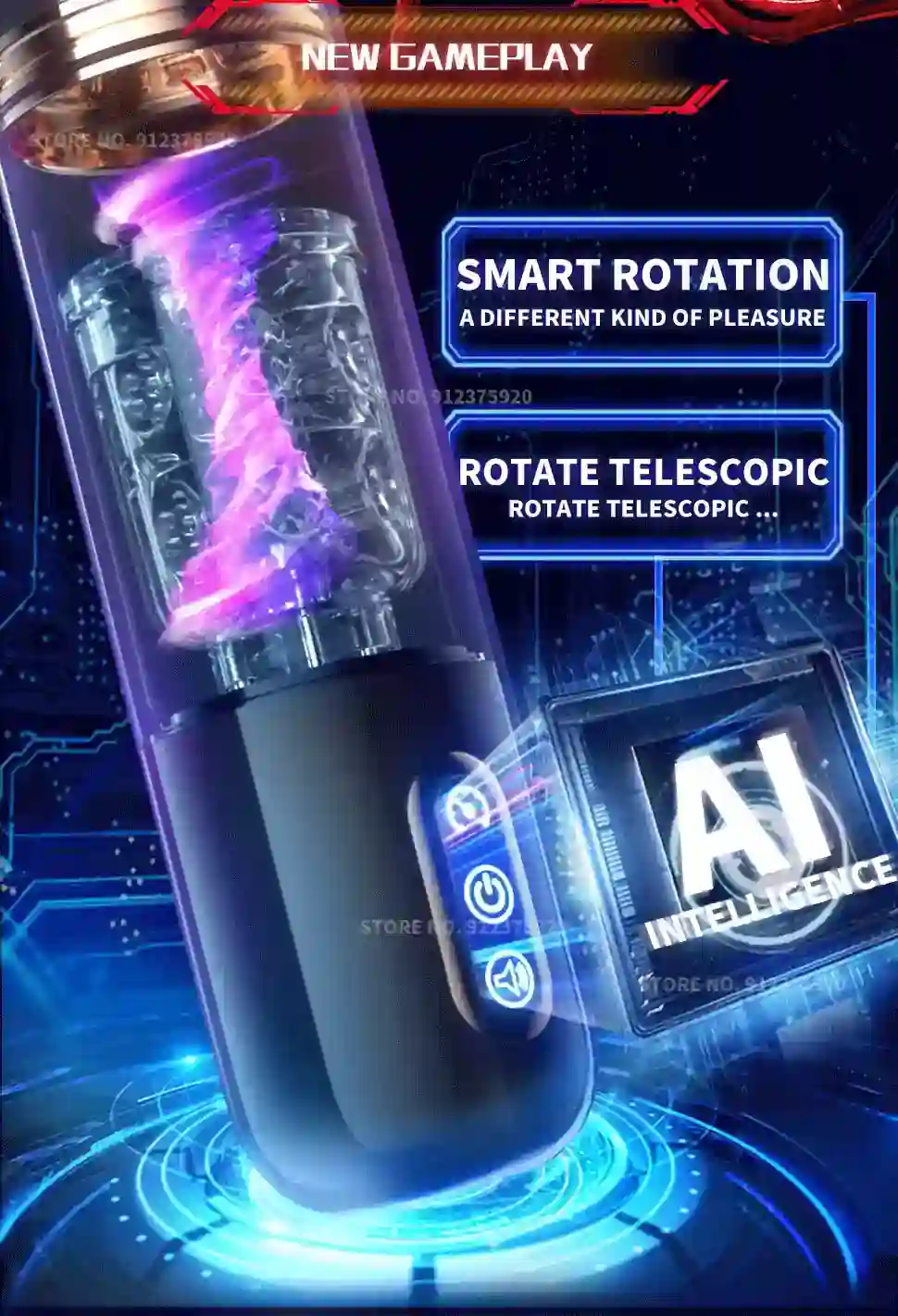 jouet masculin realiste tpe succion automatique