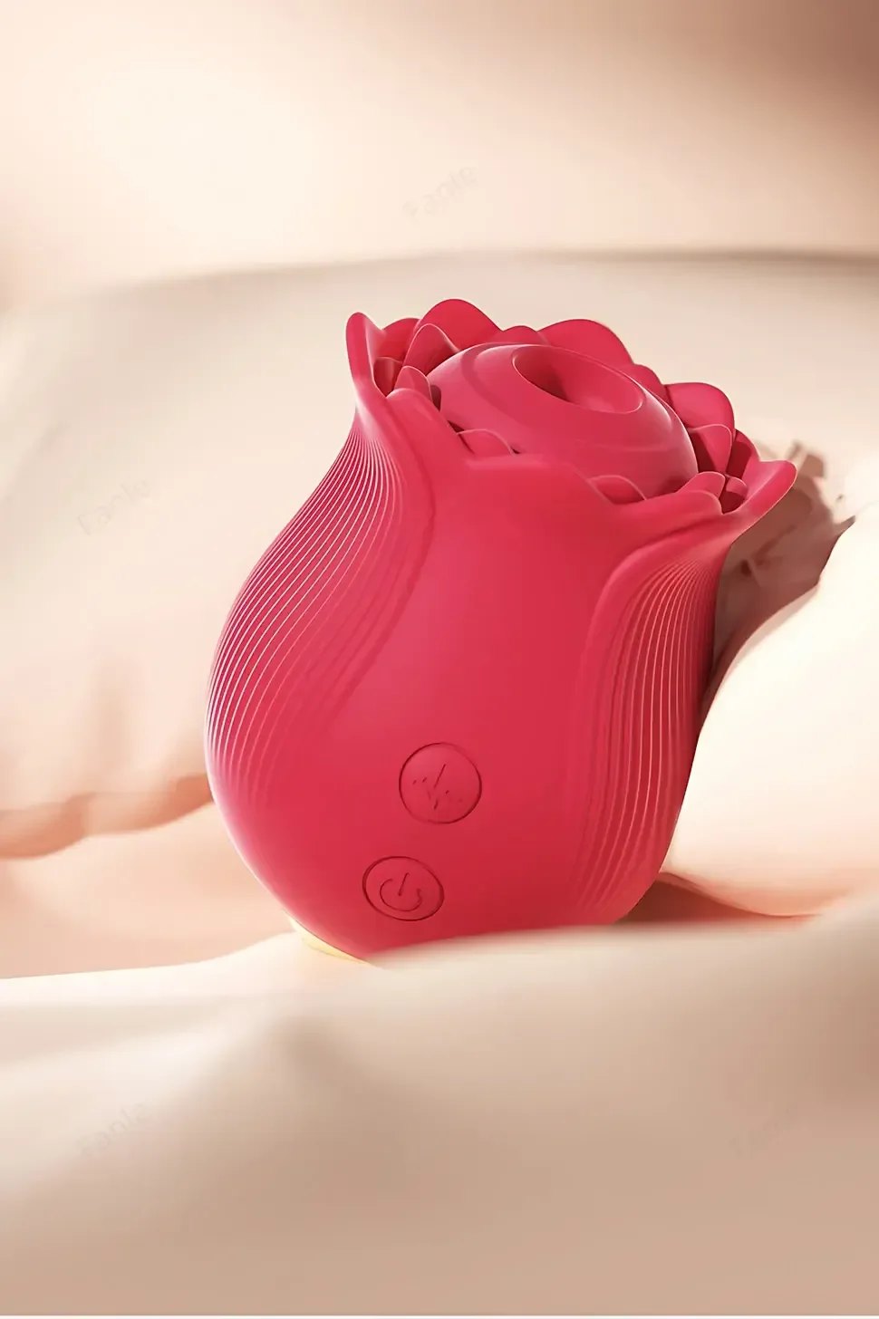 jouet rose doux vibration aspiration