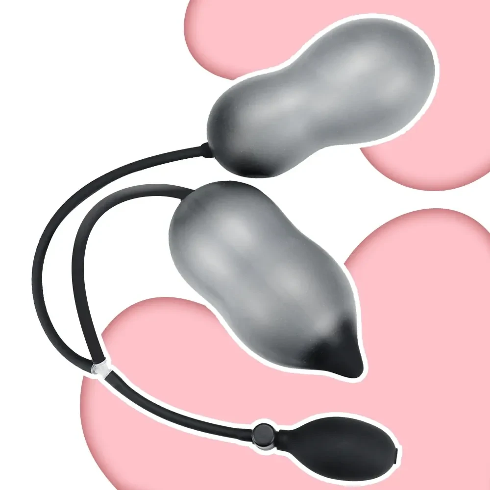 jouet sexuel anal noir gonflable