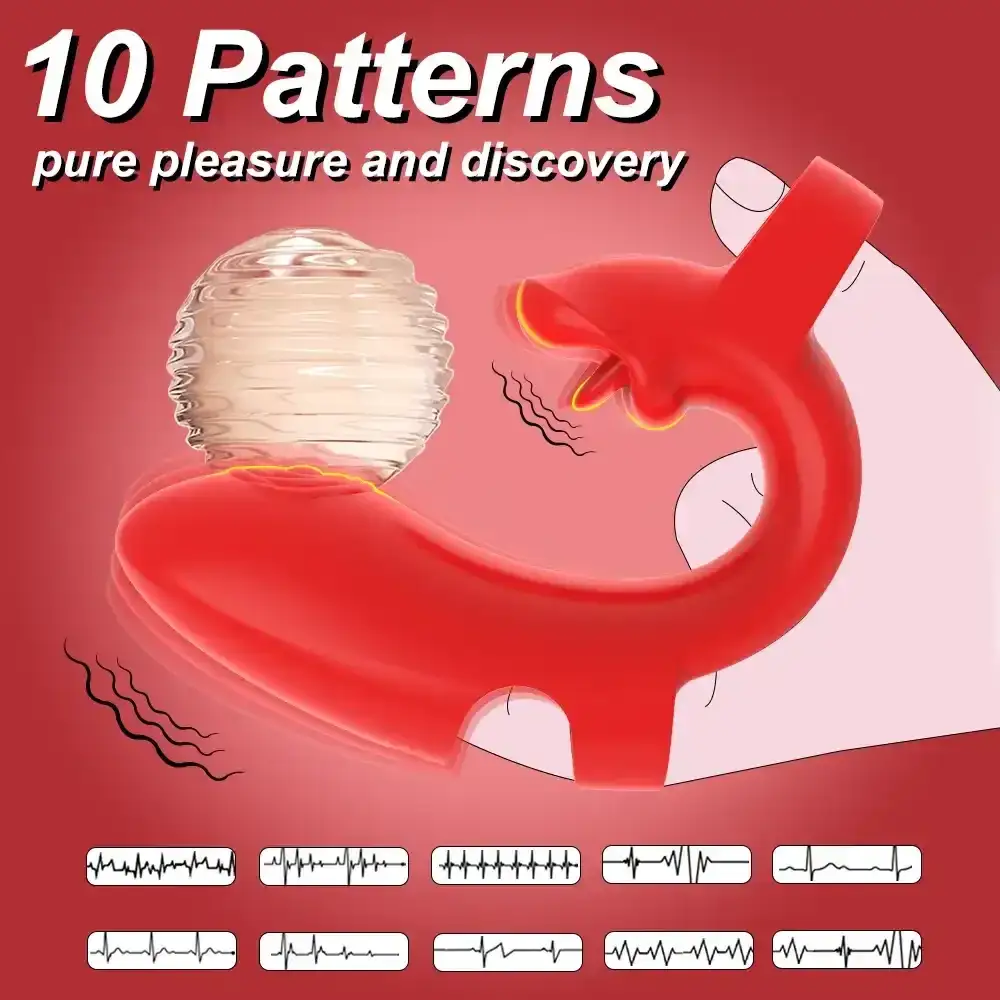 jouet sexuel langue en silicone souple