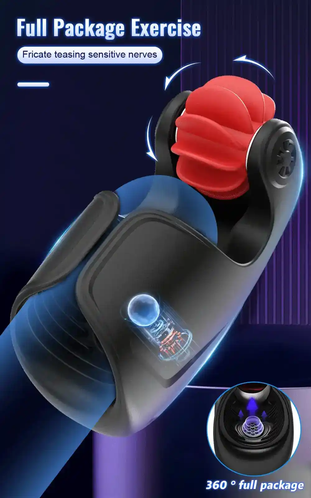 jouet sexuel masculin avec 20 modes