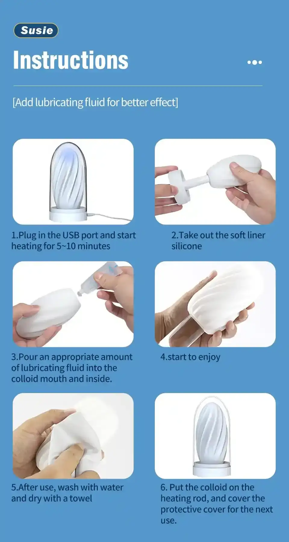 jouet sexuel masculin chauffant texture