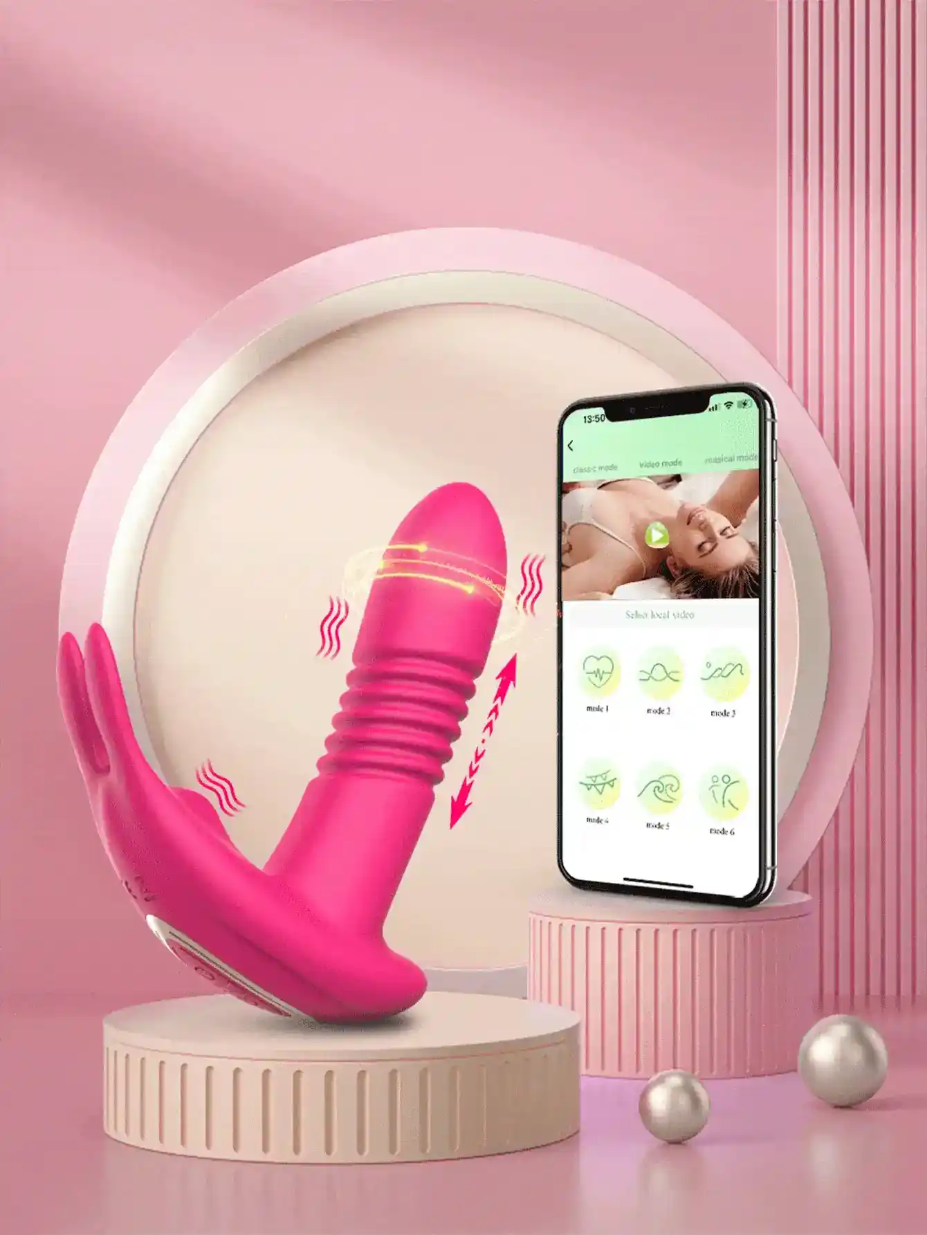 jouet sexuel portable vibrant application