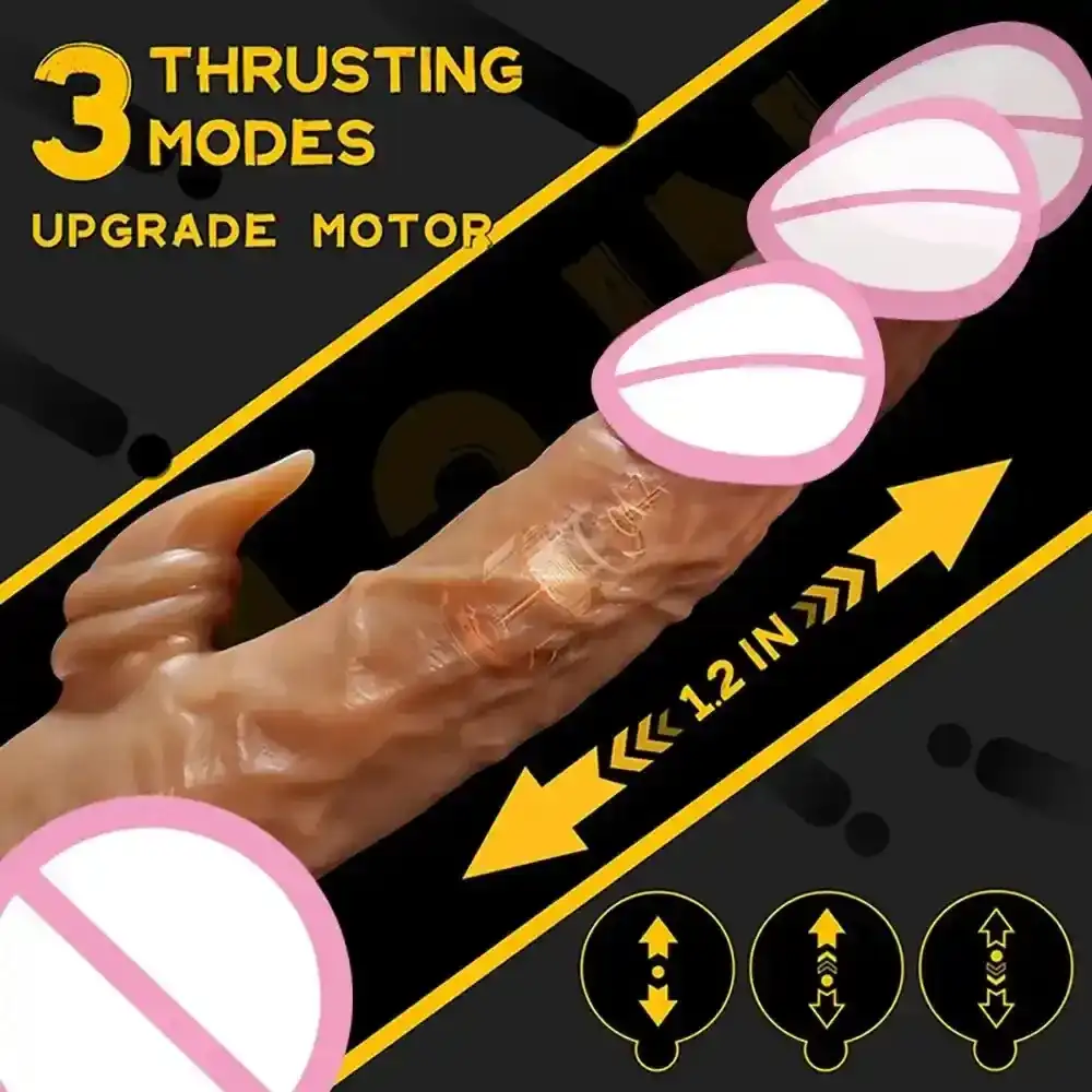 jouet sexuel réaliste avec mouvements de va et vient