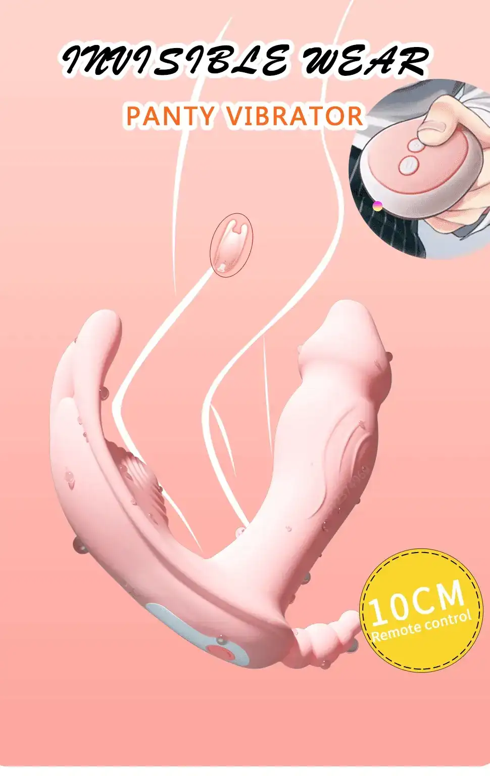 jouet sexuel telecommande etanche rose