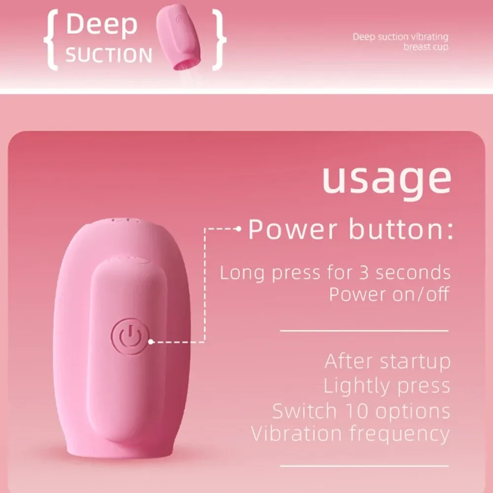 jouet sexuel vibrant pour stimulation teton