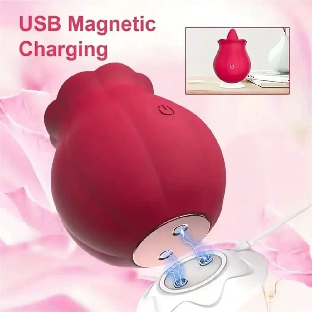 jouet vibrant forme de langue rechargeable
