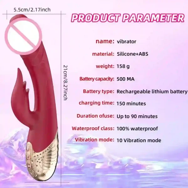 jouet vibrant point g et clitoris rabbit