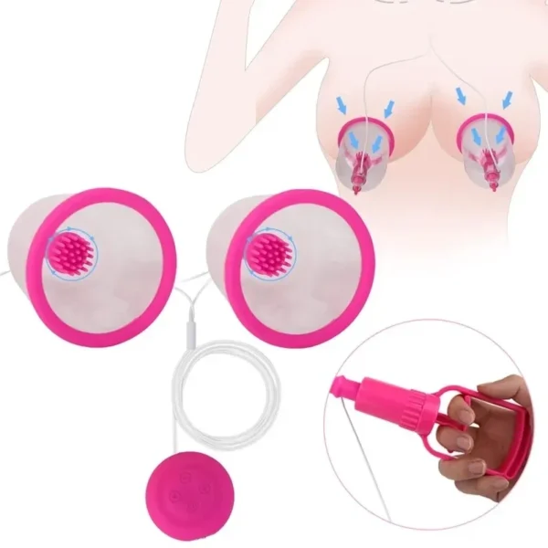 jouet vibrant pour mamelons à 7 fréquences