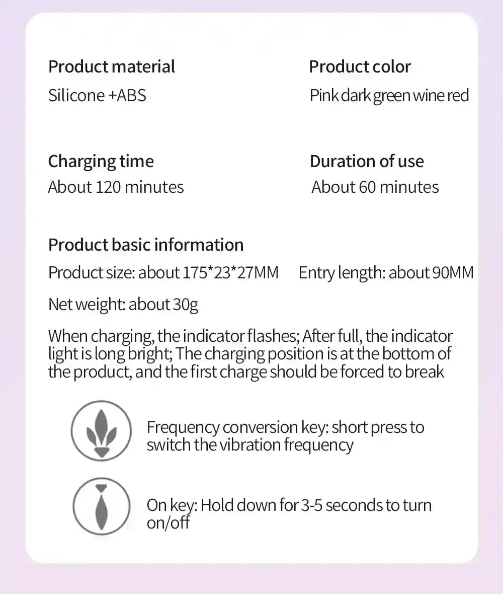 jouet vibrant silencieux en silicone