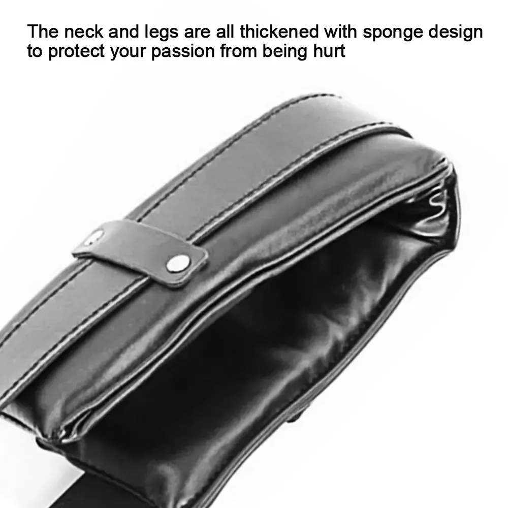 kit bdsm cuir et peluche ajustable