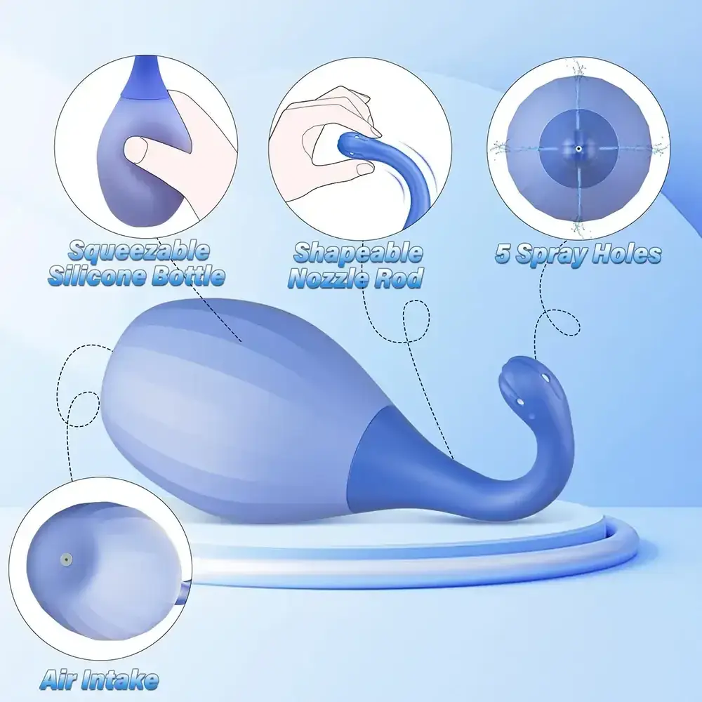 kit lavement anal avec valve anti retour