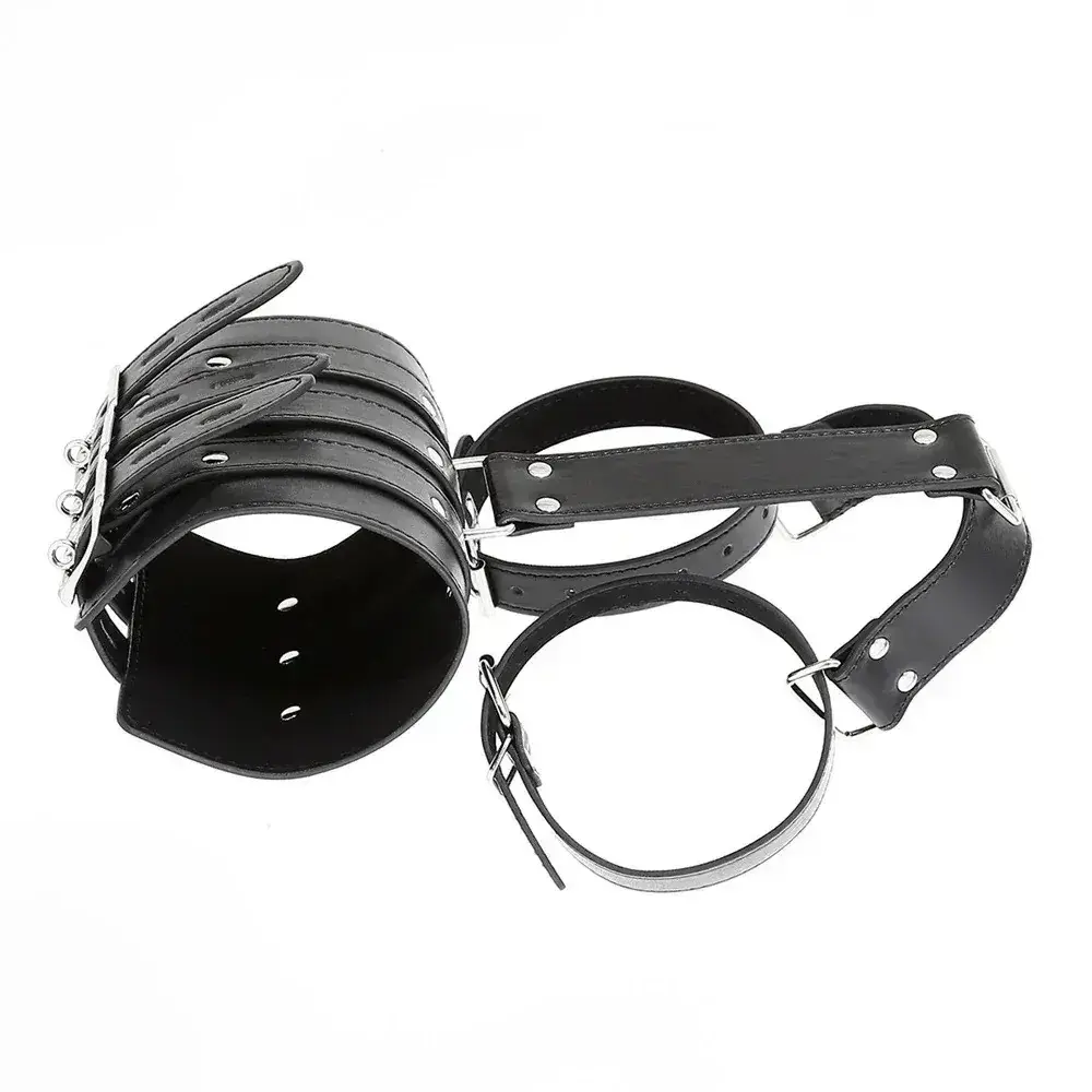 lanières de cuir de grande taille pour bondage