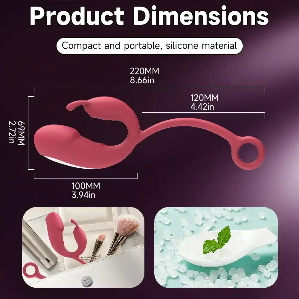 lapin vibrant avec controle application