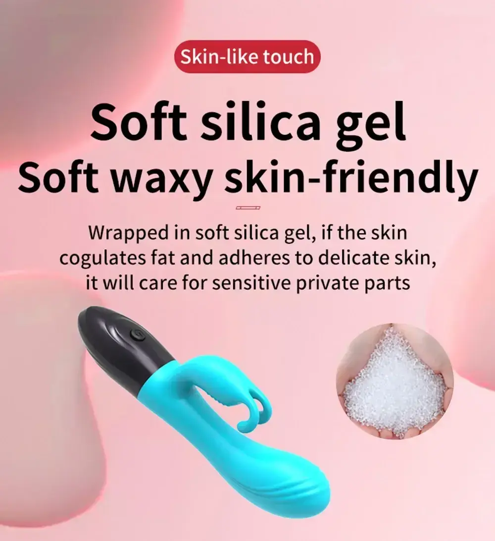 lapin vibrant rouge pour stimulation mixte