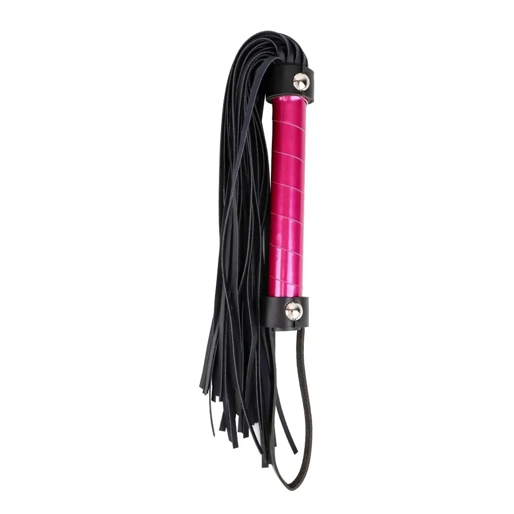 manche de fouet en cuir pu