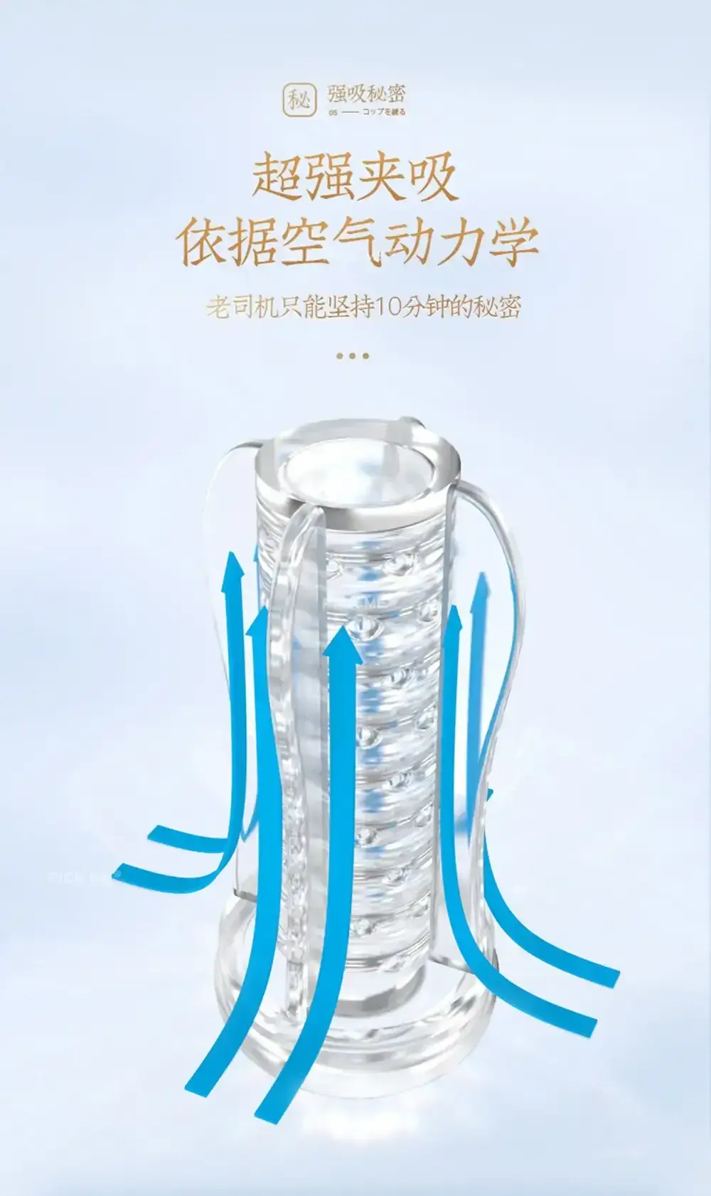 manchon masturbatoire transparent realiste