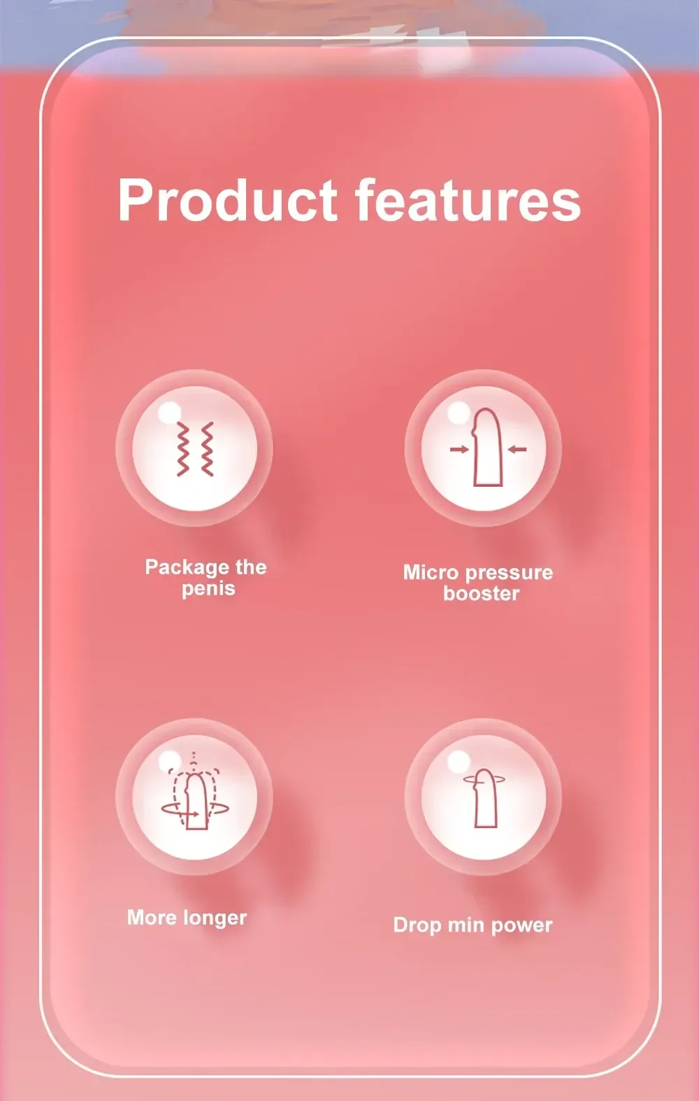 manchon penien texture souple en tpe