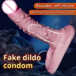 manchon pénien vibrant avec texture