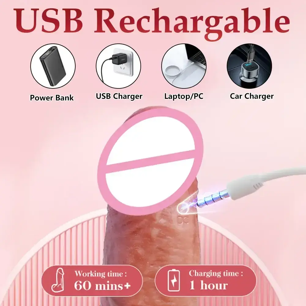 manchon penien vibrant rechargeable usb