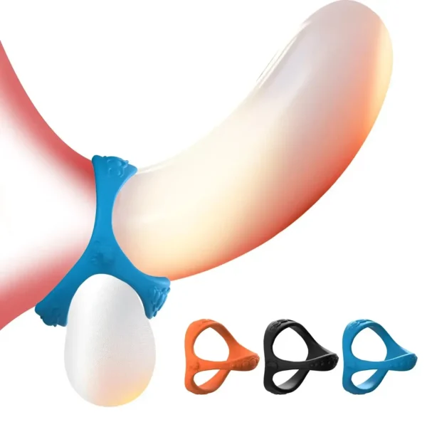 manchon pénien vibrant silicone médical texturé