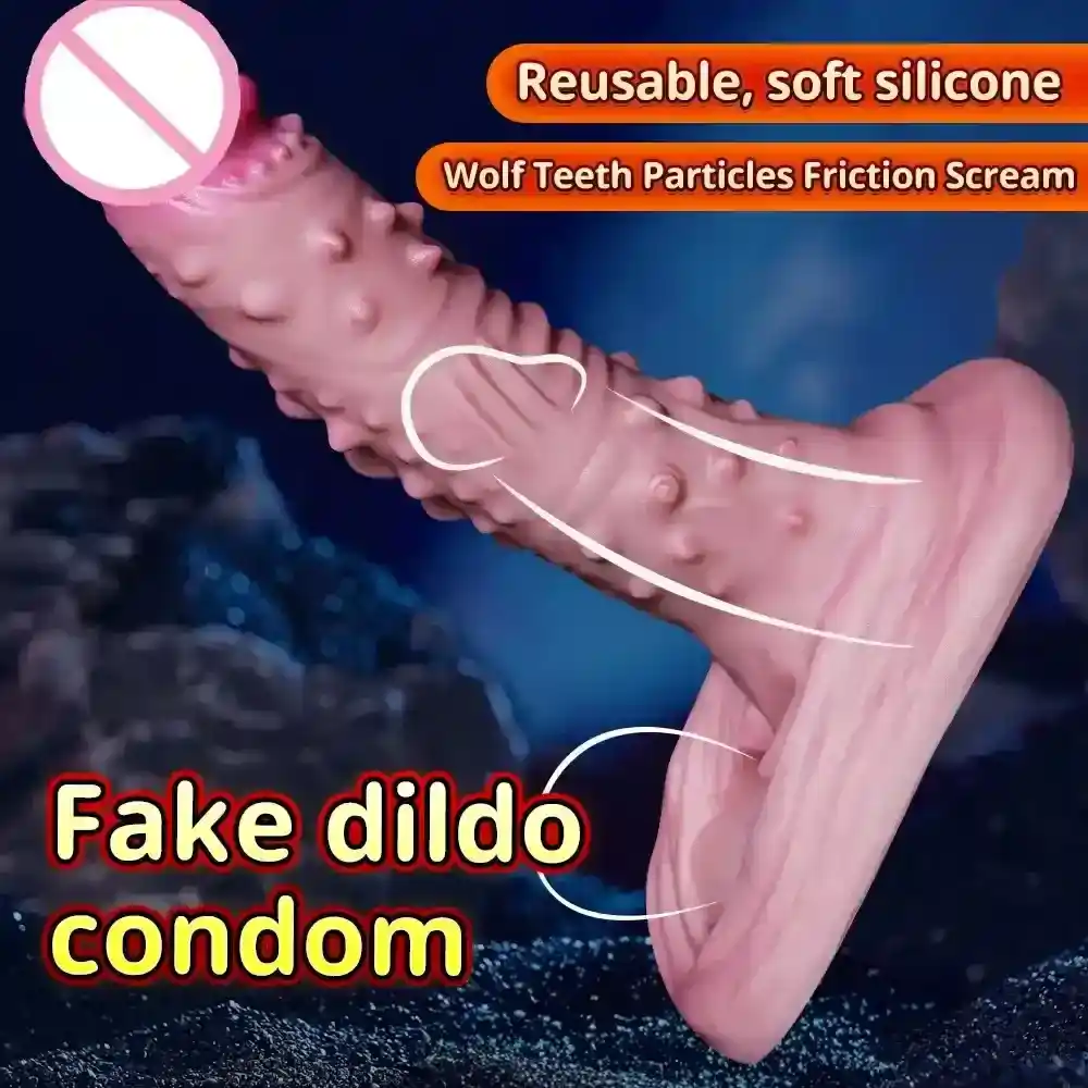 manchon vibrant avec particules texturees