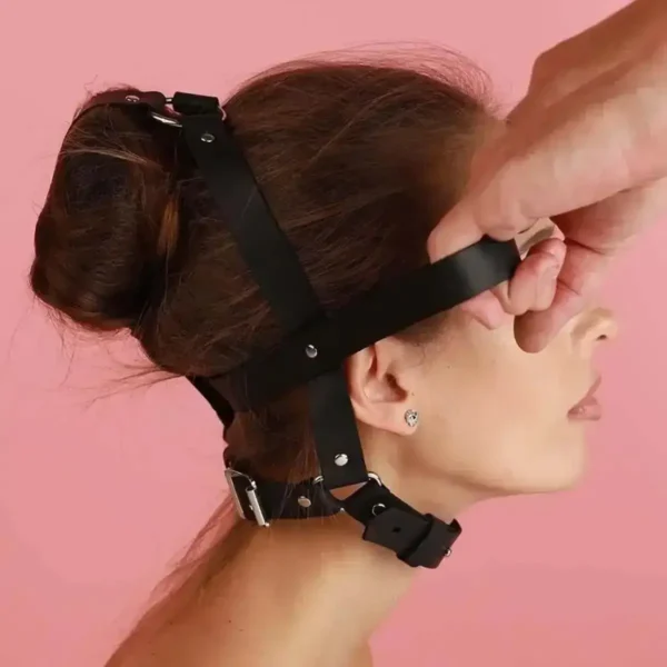 masque vénitien adulte en cuir pu