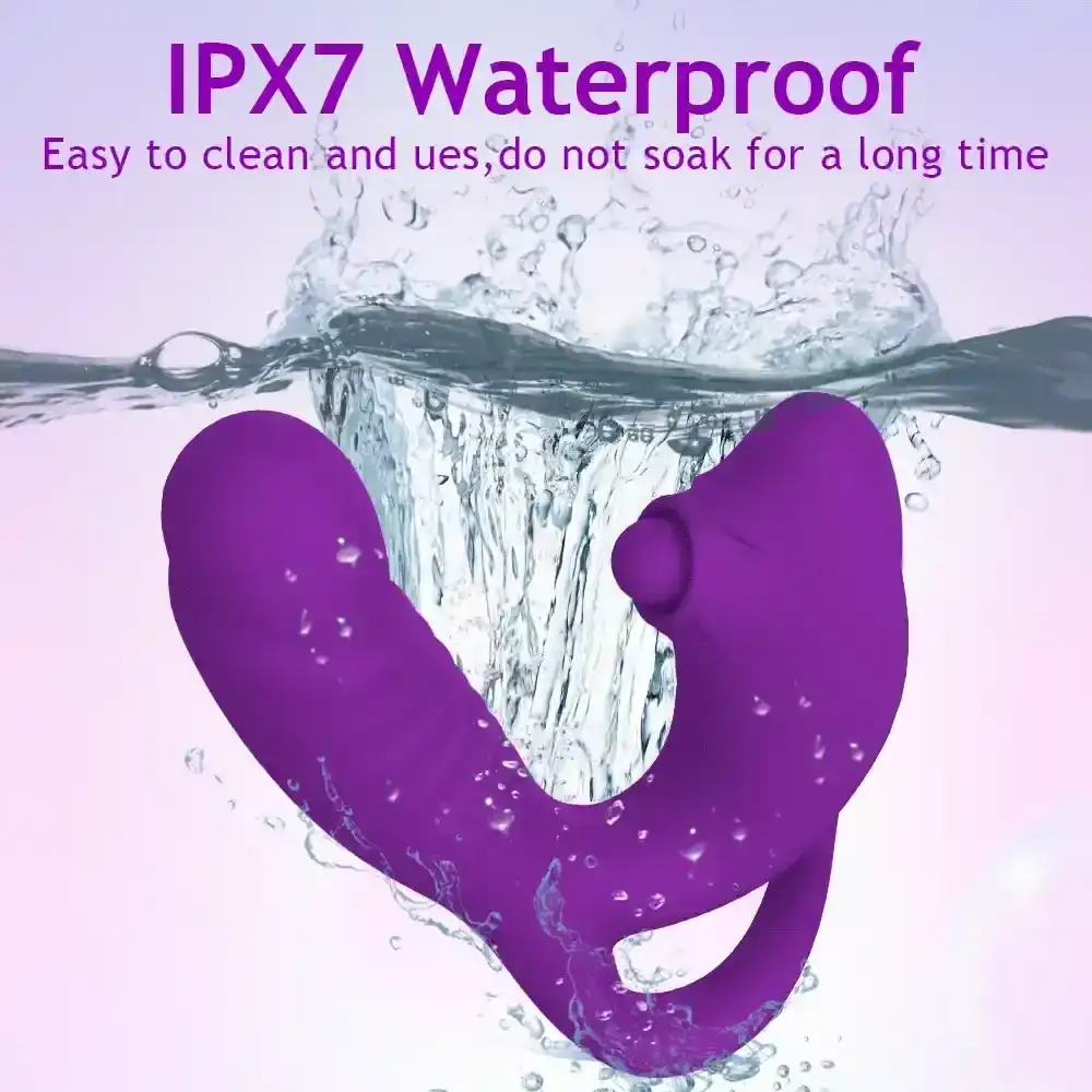 masseur clitoridien vibrant double moteur