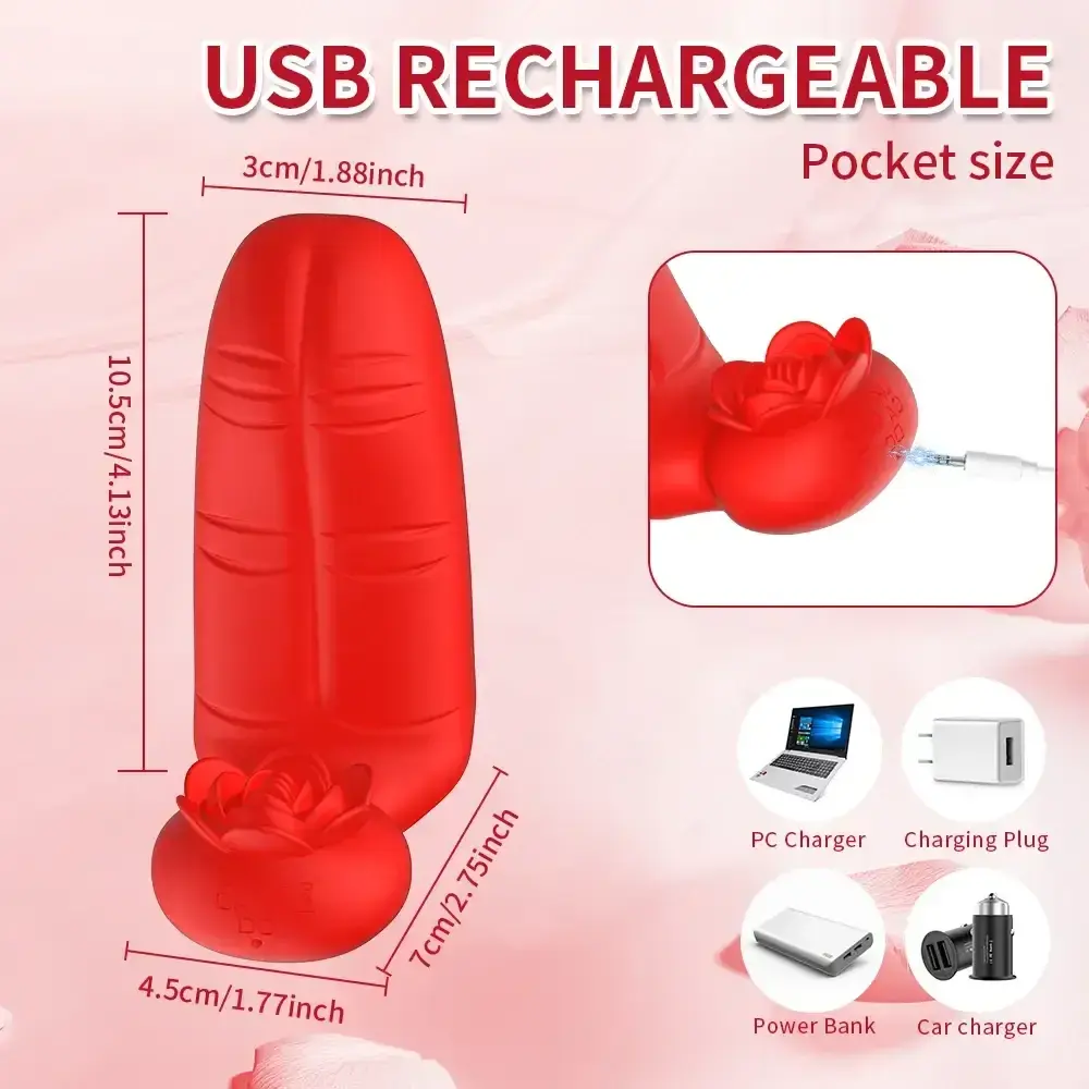 masseur clitoridien vibrant en silicone