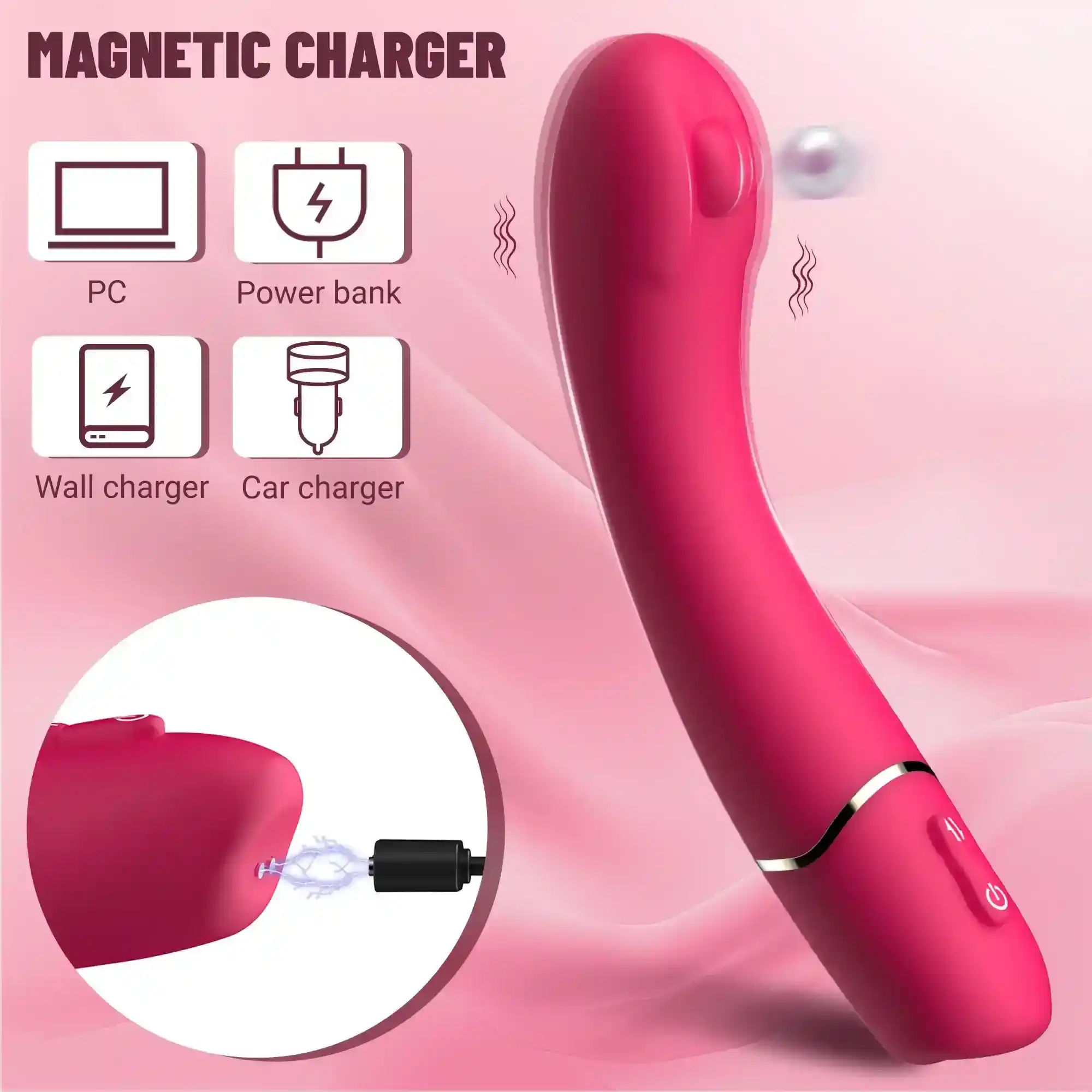 masseur clitoridien vibrant rechargeable