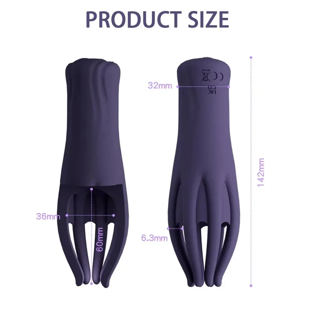 masseur de gland en silicone pour homme