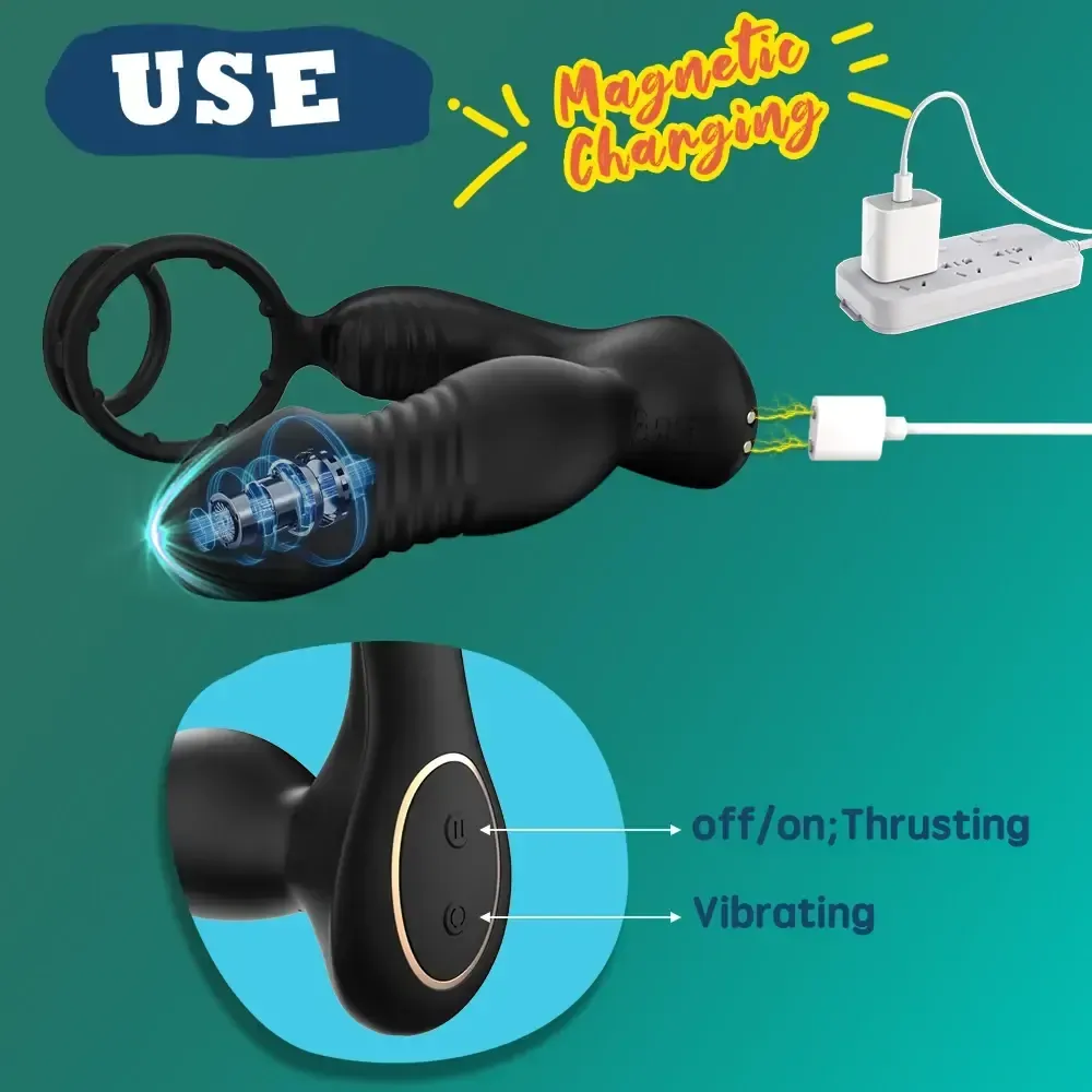 masseur de prostate vibrant controlable app