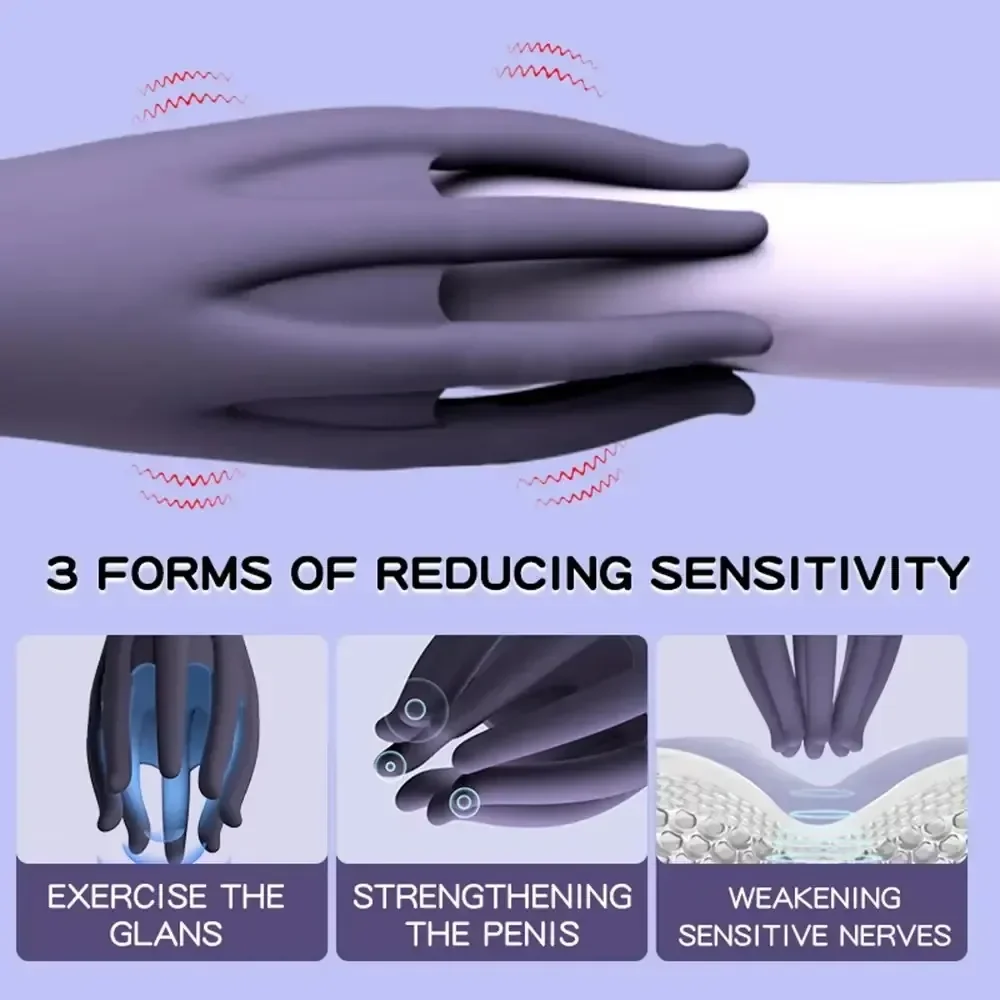 masseur pénien rechargeable à 10 modes