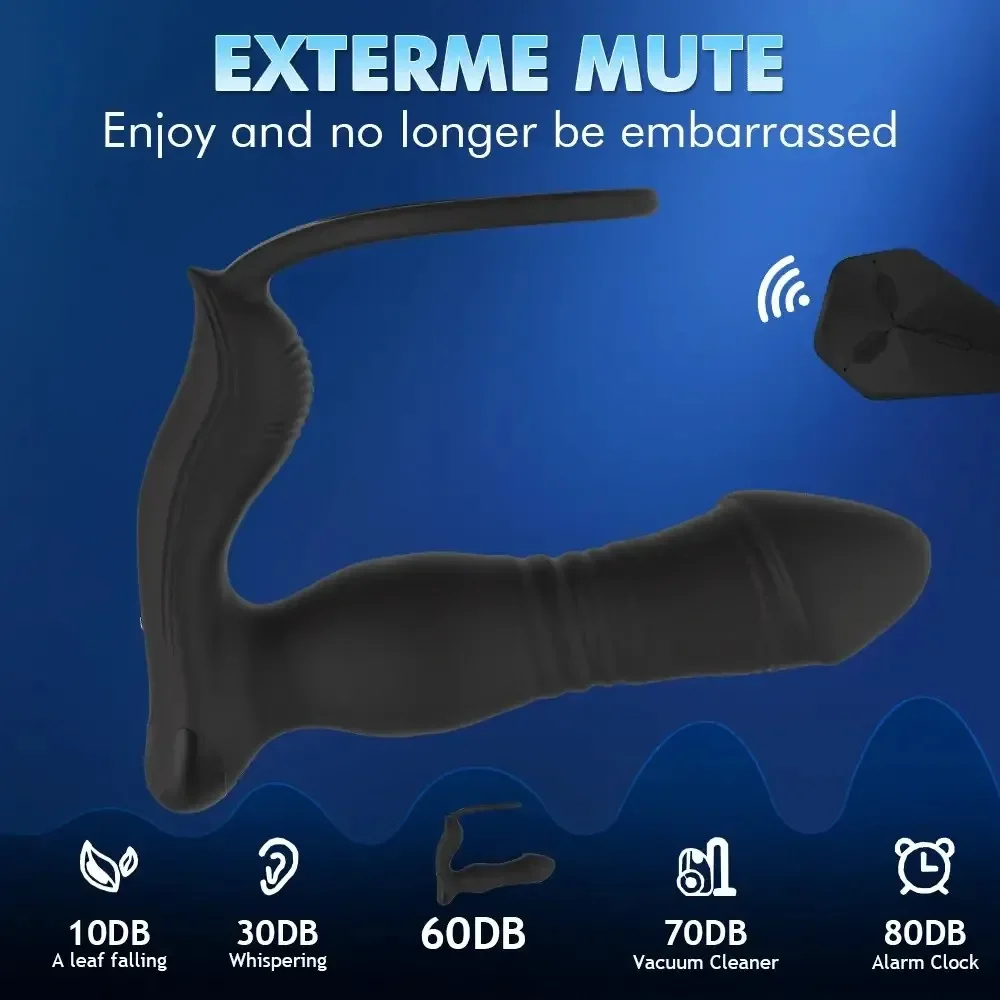 masseur prostate vibrant à double moteur