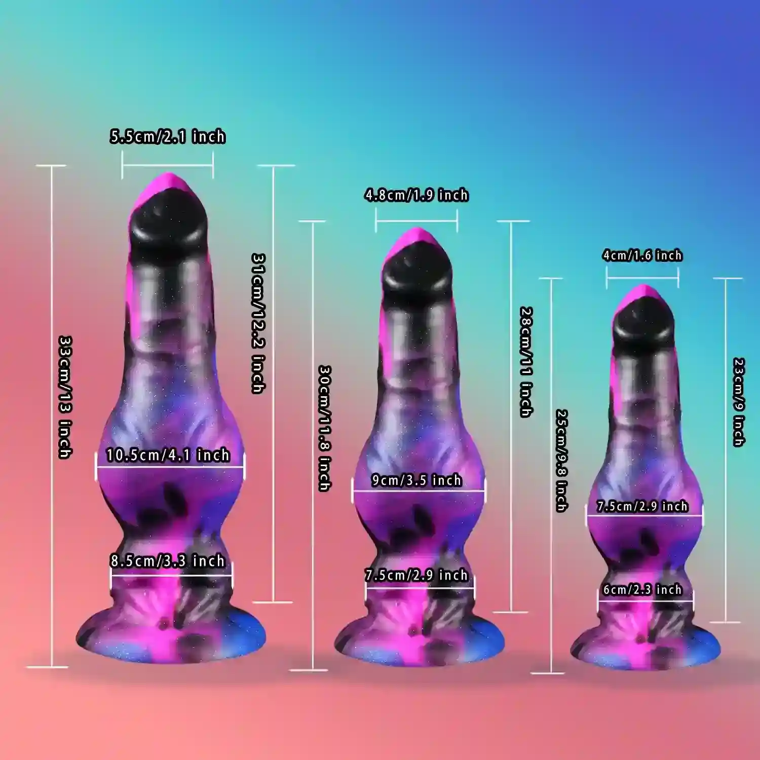 masseur prostatique en silicone a ventouse