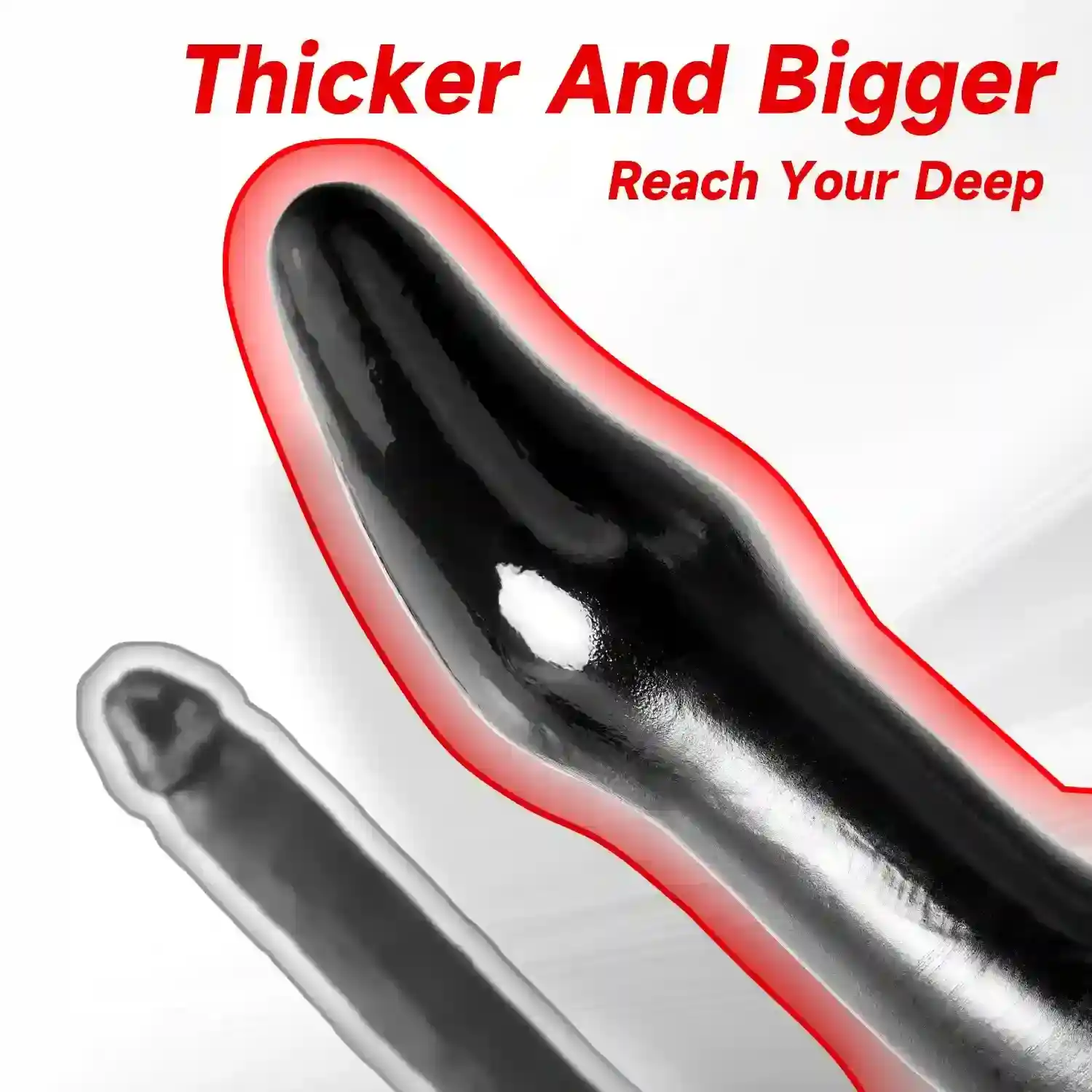 masseur prostatique incurve en pvc souple
